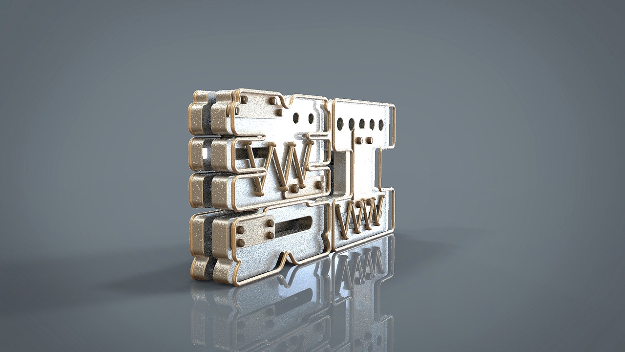 C4D立体字体 初步练习