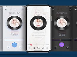 新擬物音樂APP界面設(shè)計