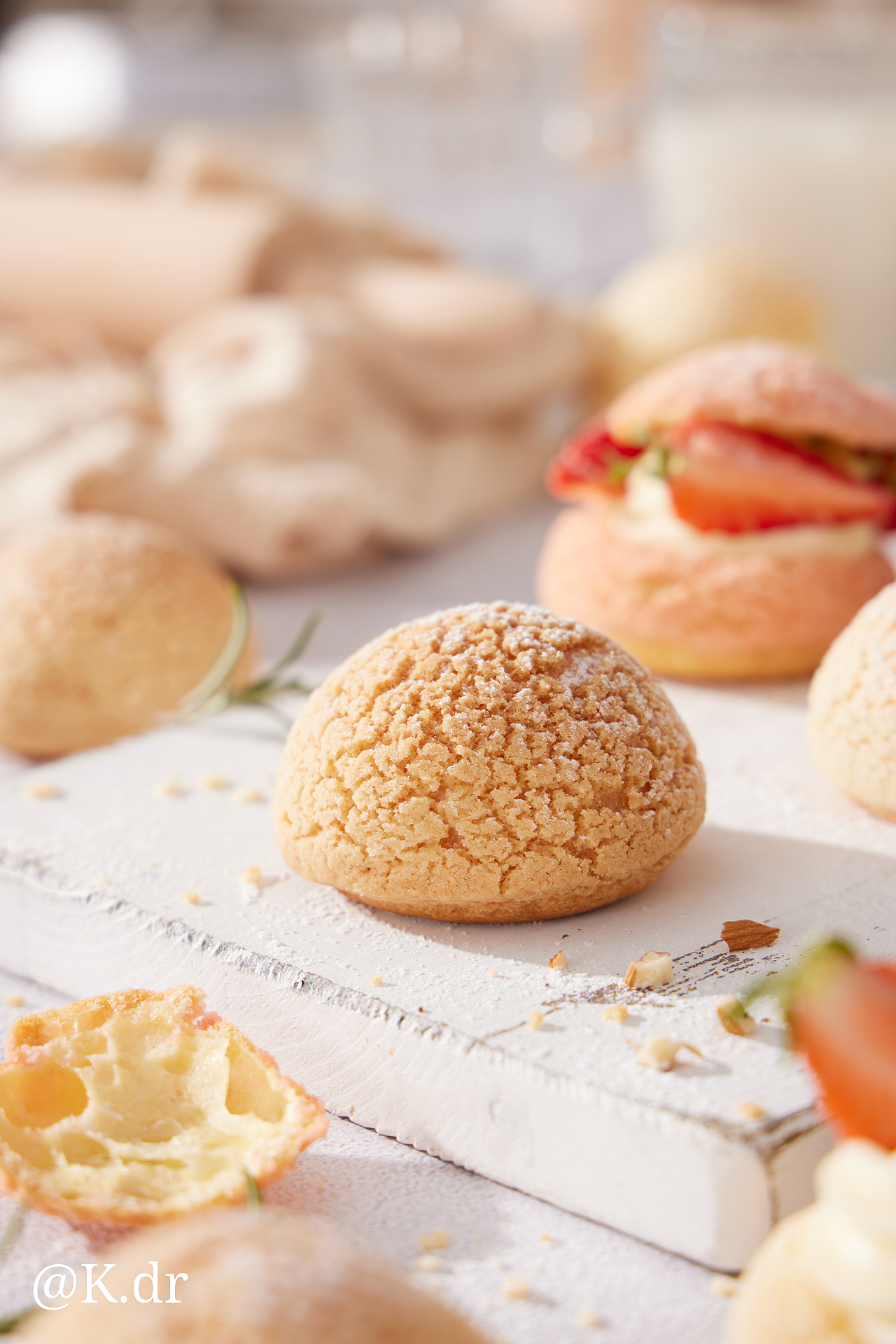 美食(泡芙/曲奇/蛋糕)|摄影|美食摄影|kdzr影像_原创作品-站酷(zcool)