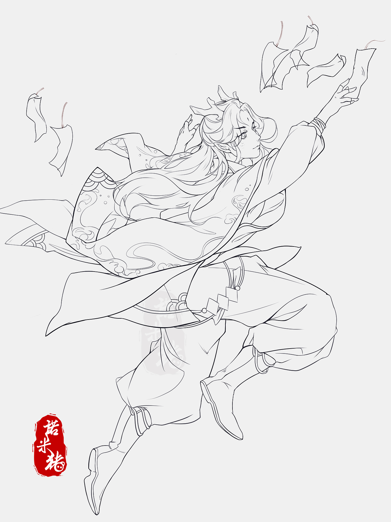 角色:黄龙---------------------《长安幻世绘》北京/插画师/4年前