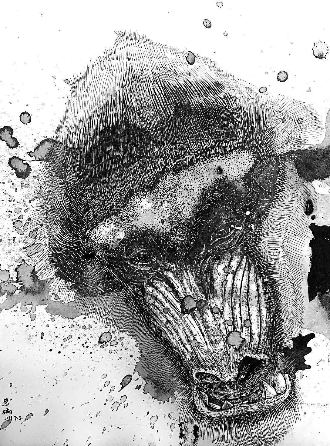 2020山海经异兽系列插画合集总结（图ZMjM3NjI1OTMy） - 绘画 - 站酷设计师慧琼原创素材 - 站酷ZCOOL