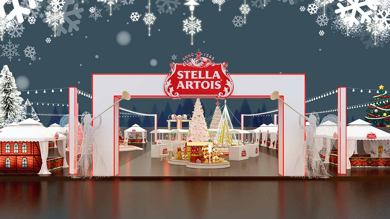 主题美陈设计|美陈创意设计|新年商场美陈设计