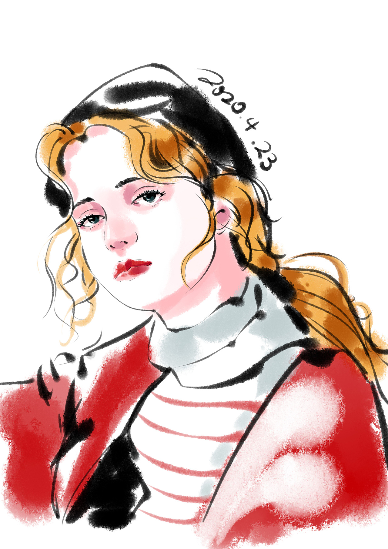 水墨小风格（图ZMjA4NjMxNjYw） - 创作习作 - 站酷设计师无敌小梅西原创素材 - 站酷ZCOOL