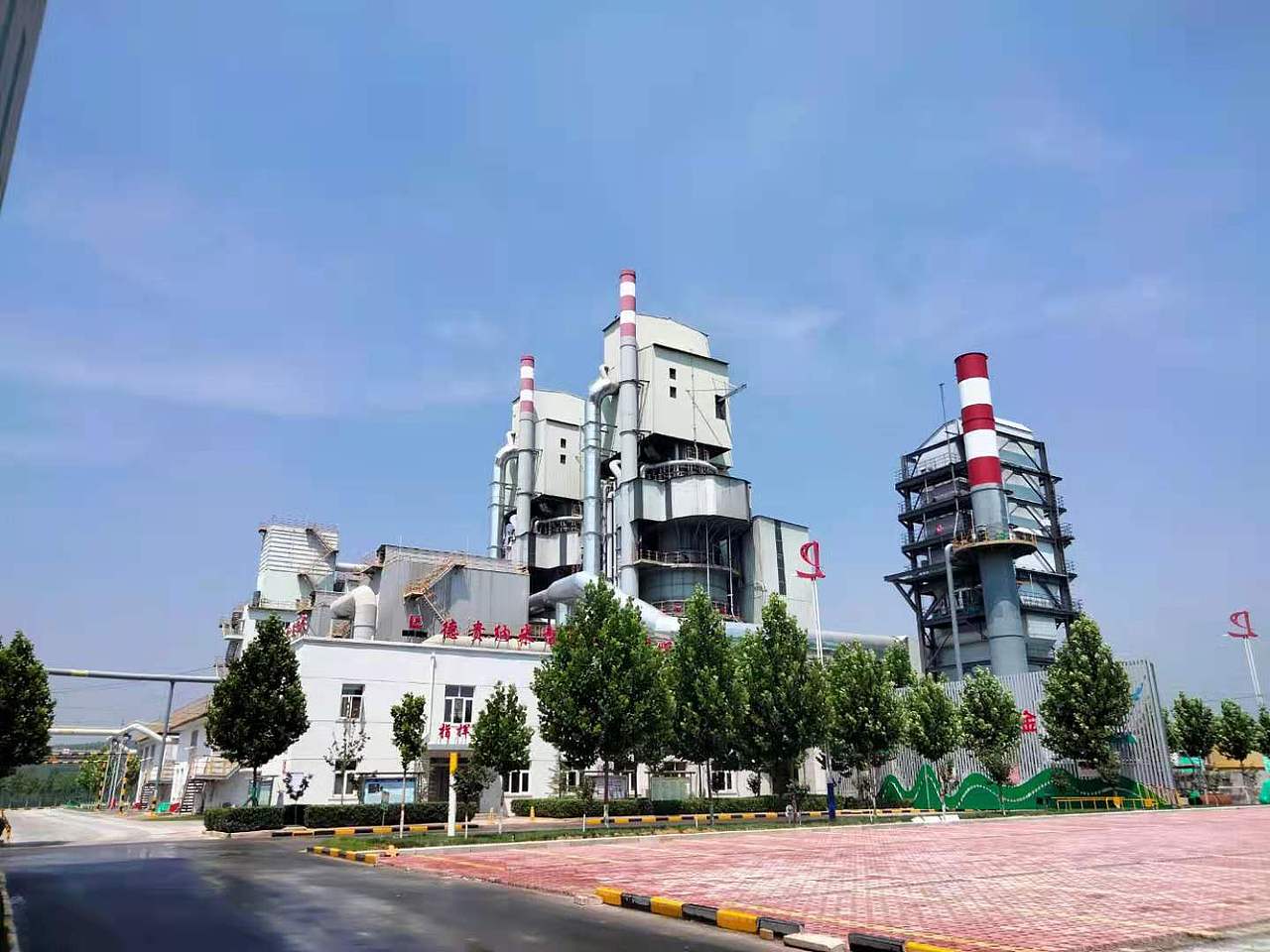 厂区一角，彩铅小画