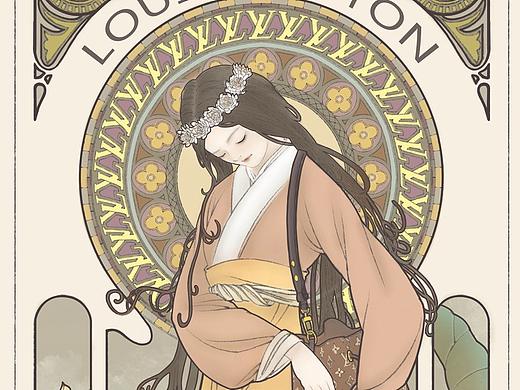 Mucha&beauty 穆夏风格中国古代四大美人