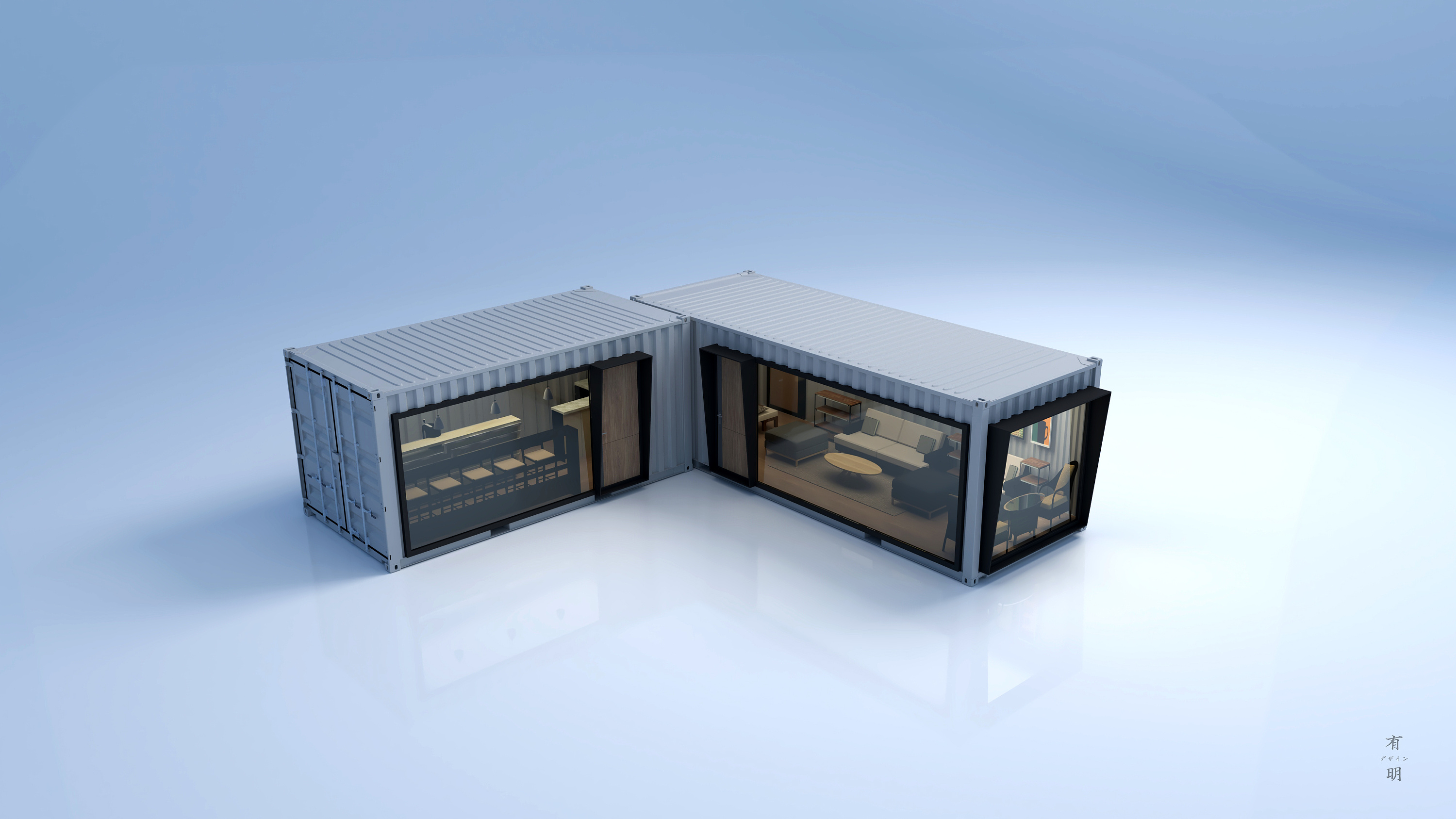 简易集装箱空间设计