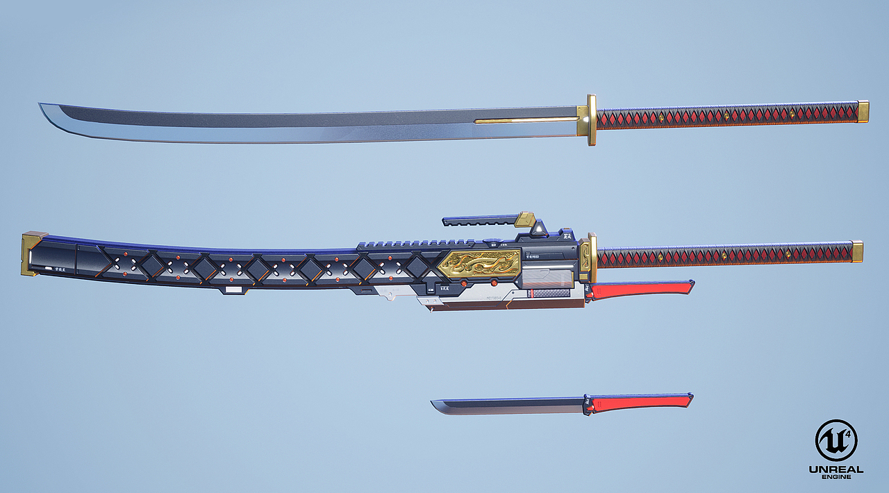 次世代手游武器（图ZMjA3MTQ0NTQw） - 其他三维 - 站酷设计师wujiedx原创素材 - 站酷ZCOOL