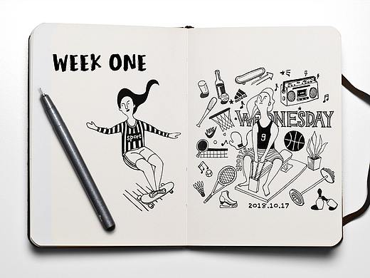 @Y园糖插画打卡21天#week one
