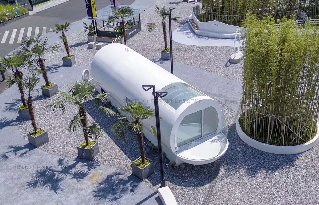 洞洞屋 水泥管造型网红民宿酒店