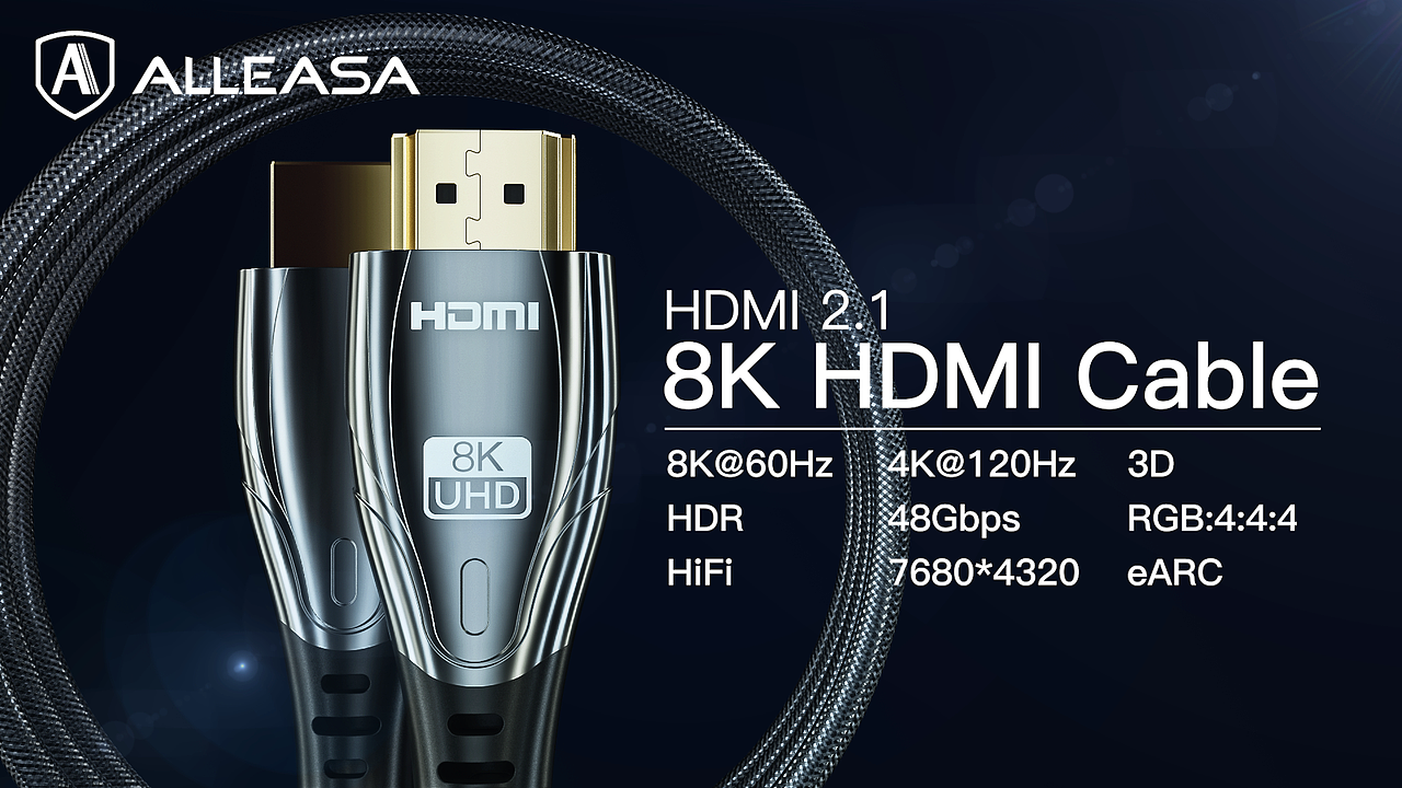 【SOLO】ALLEASA 8K HDMI Cable