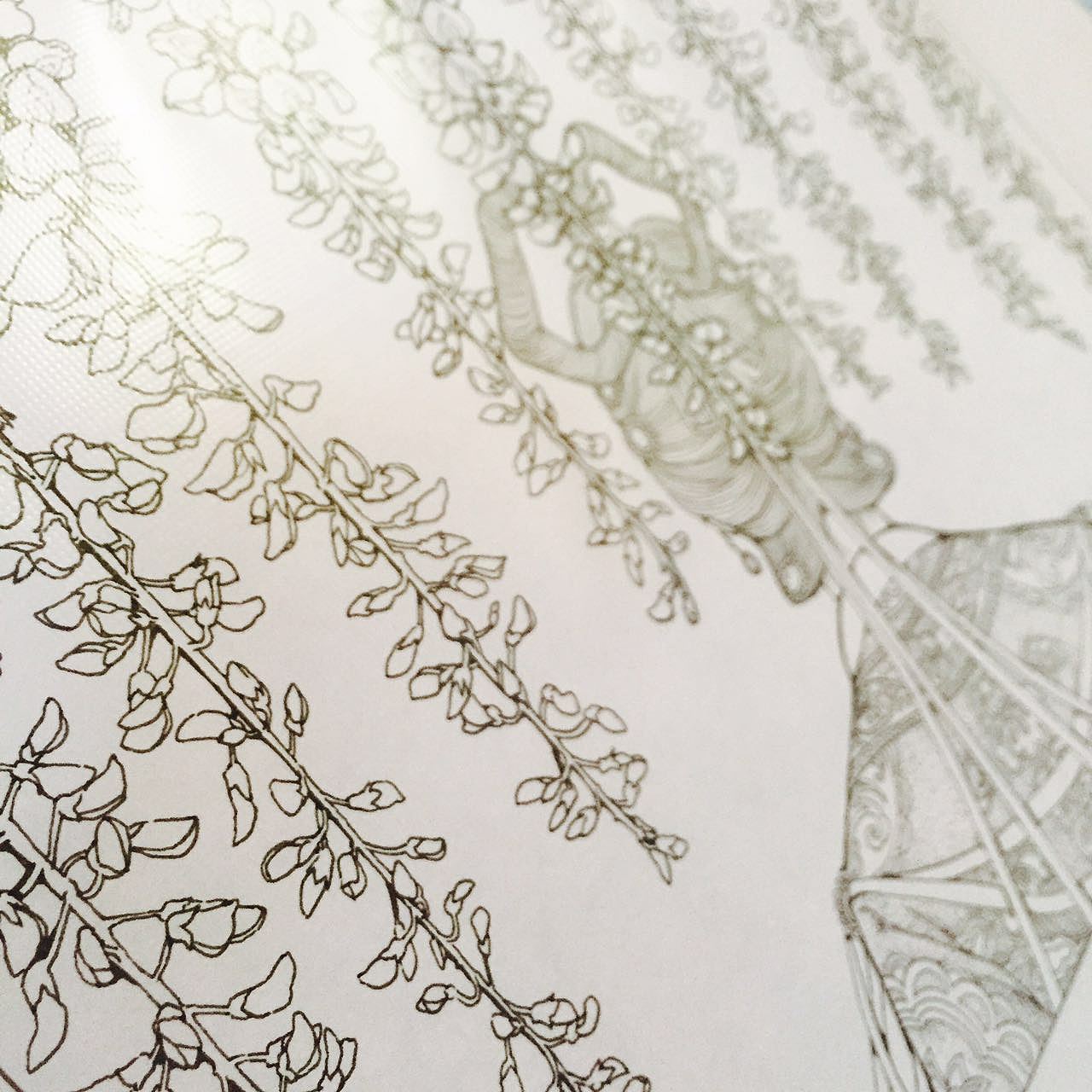 古风白描-第二辑（图ZNDEzMjYxNTY=） - 商业插画 - 站酷设计师梁惠然原创素材 - 站酷ZCOOL