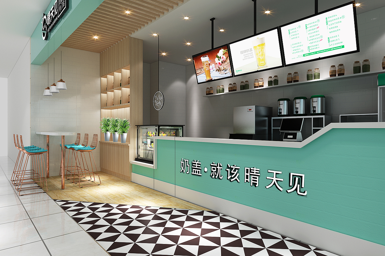 小清新门店设计