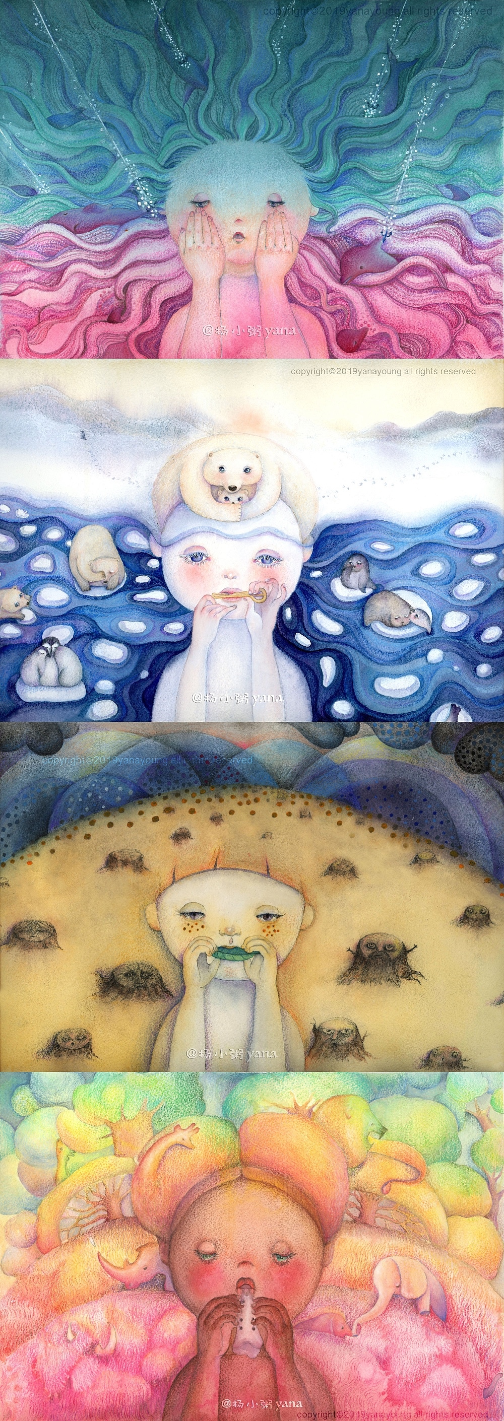 omg2019年個人總結（圖ZMTkxMjcwNDY4） - 繪本 - 站酷設計師楊小粥原創(chuàng)素材 - 站酷ZCOOL