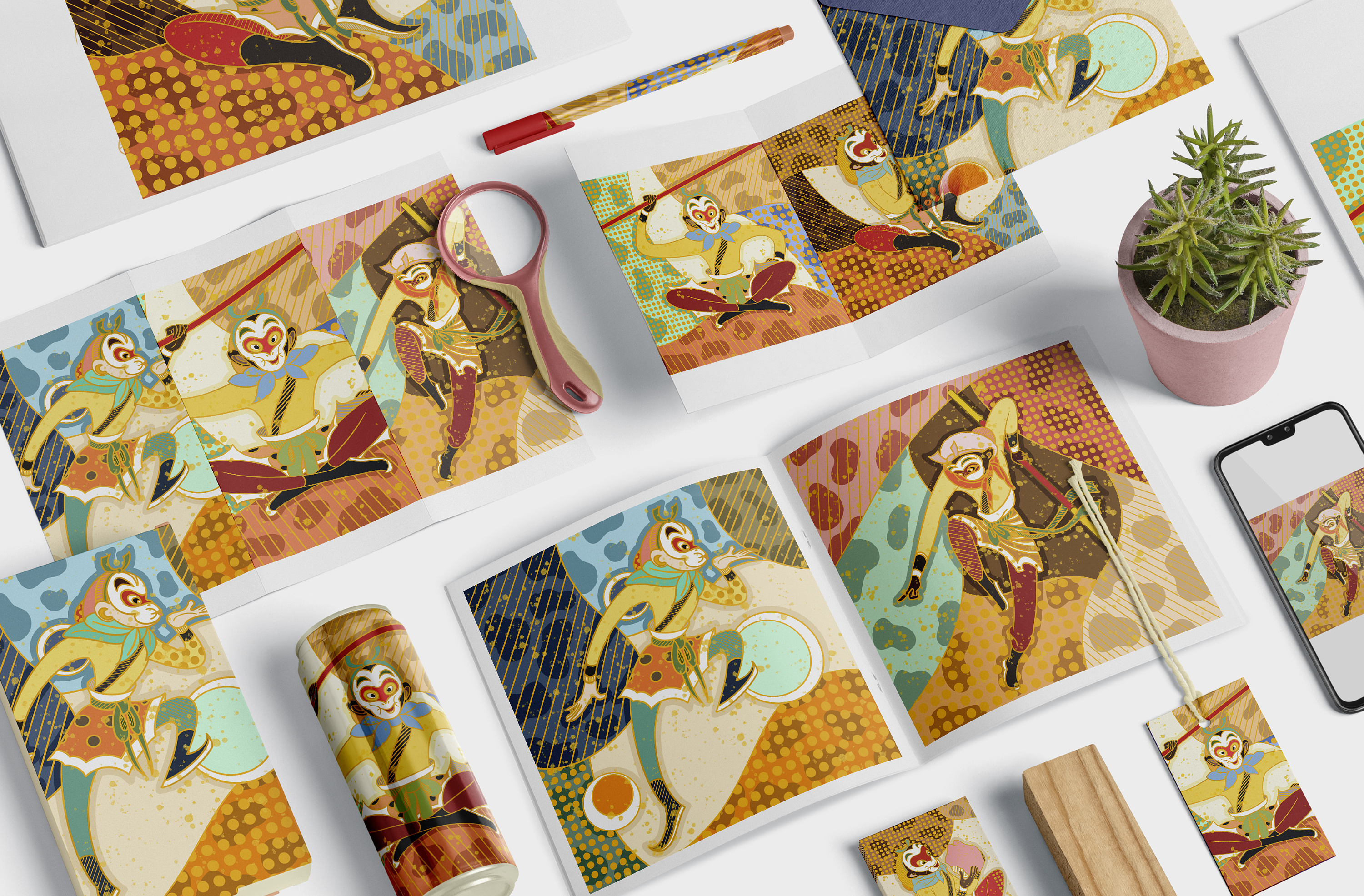 波普大圣——齐天大圣系列文创|插画|商业插画|l凉时 - 原创作品