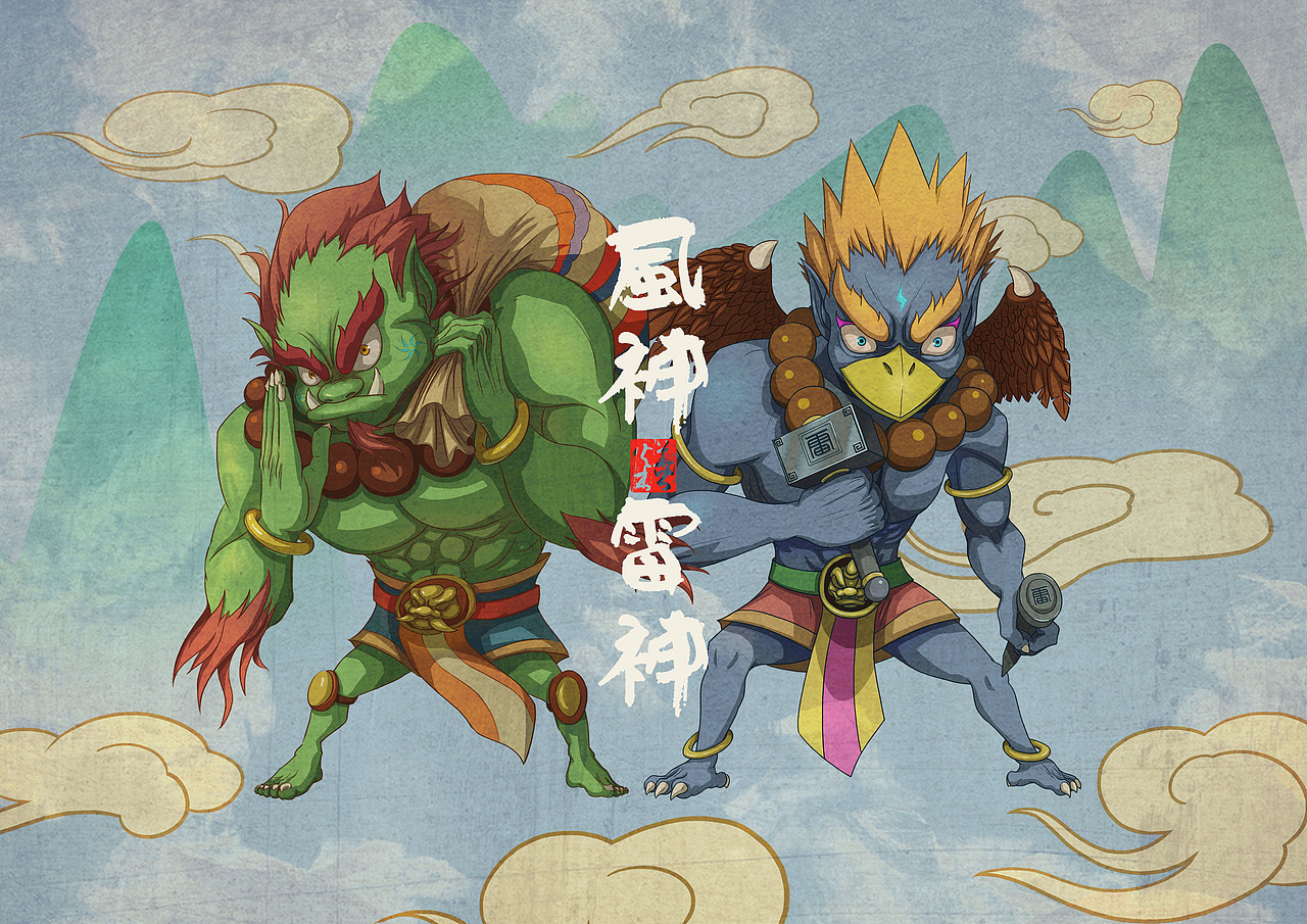 风神雷神这两天找工作期间的创作