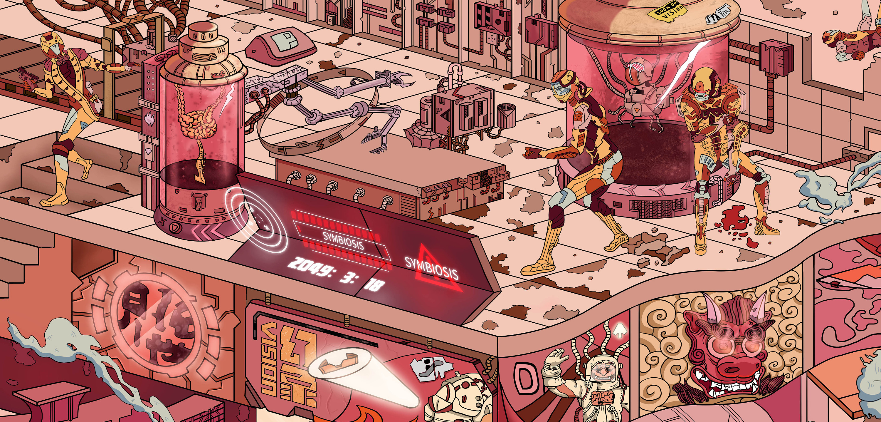 超维x | 科技与人类文明的矛盾|插画|概念设定|视传工作室 - 原创作品