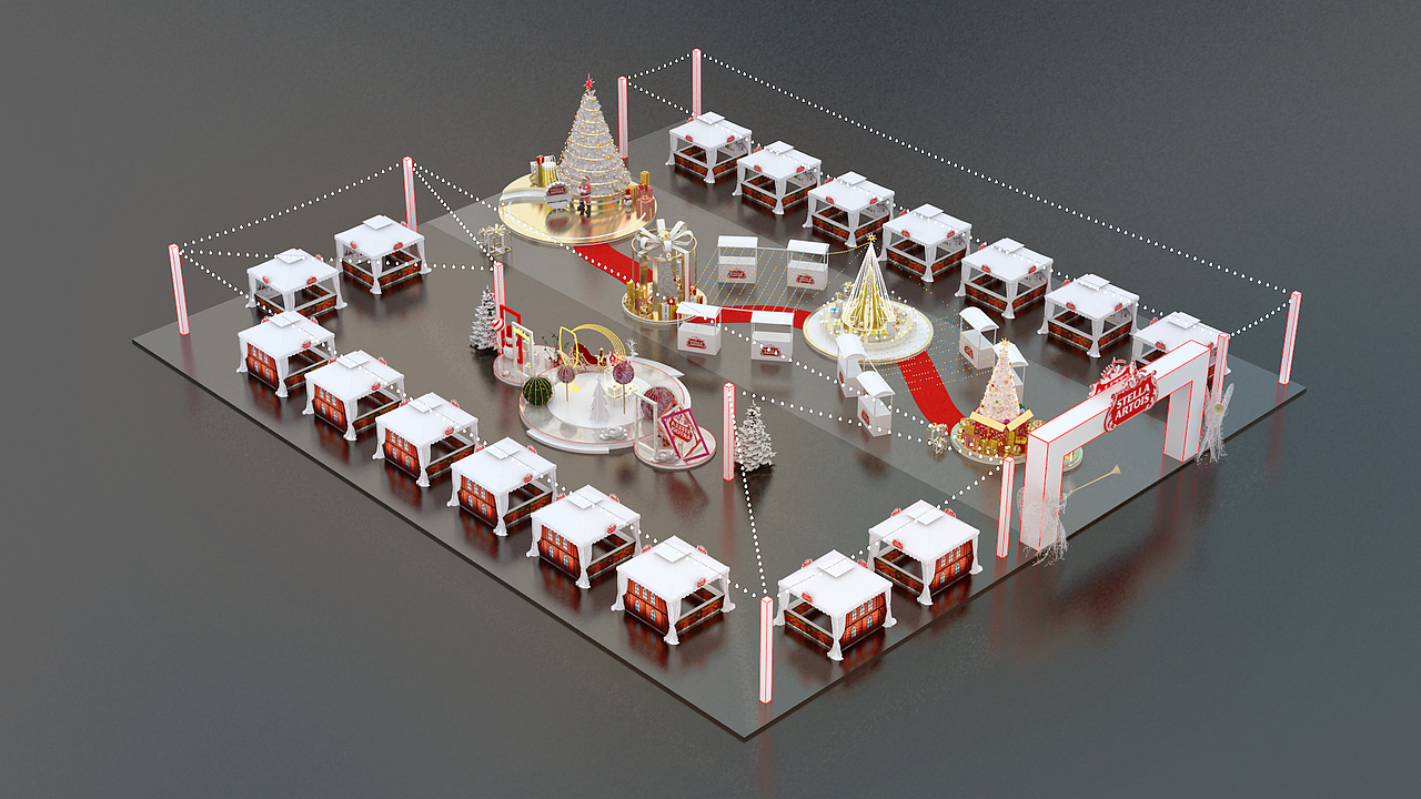 圣诞节美陈|购物中心美陈|新年美陈|北京商业美陈