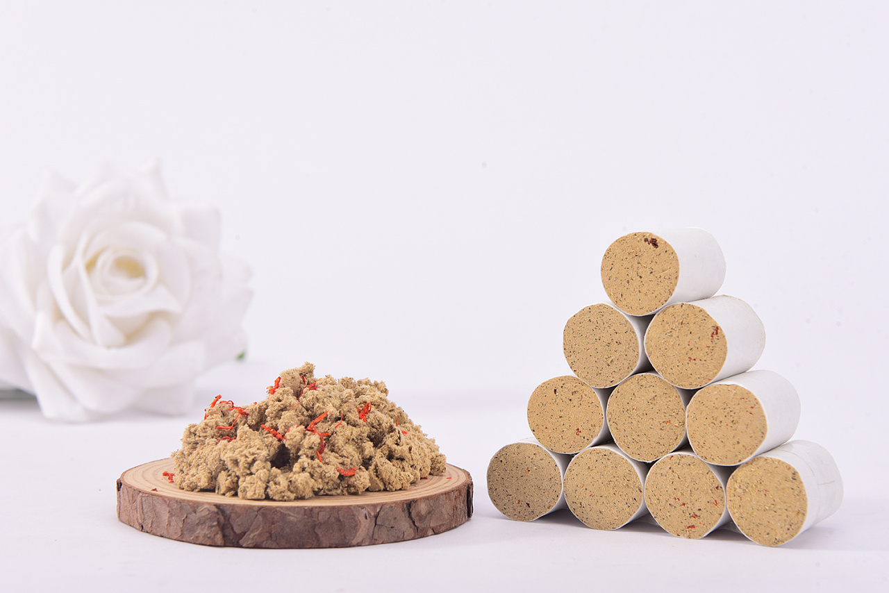 南阳淘宝摄影科艾源女性红花艾柱产品拍照制作淘宝详情