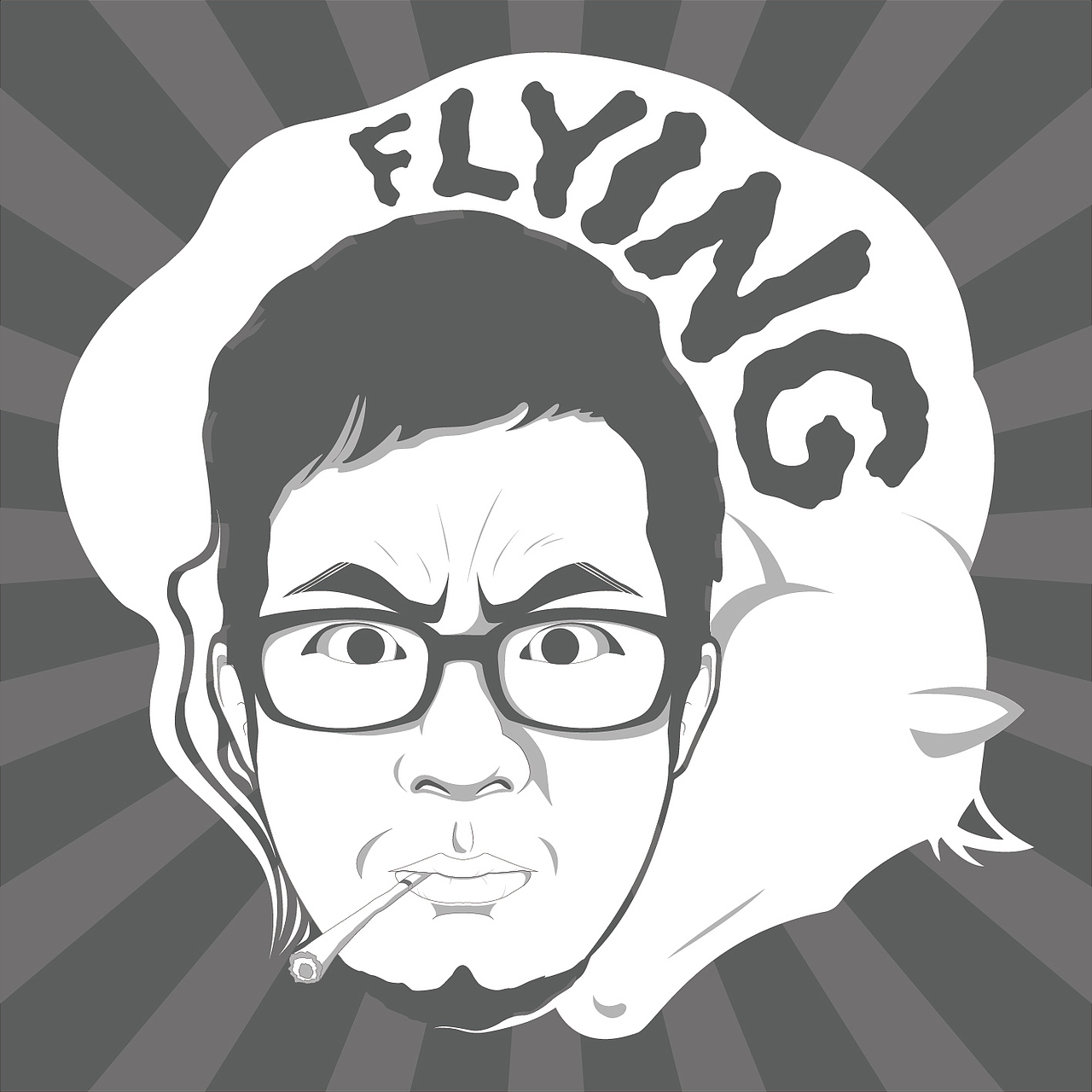 起飞/马/自画像（图ZMzg5NjA3NTI=） - 新锐潮流插画 - 站酷设计师法贡原创素材 - 站酷ZCOOL