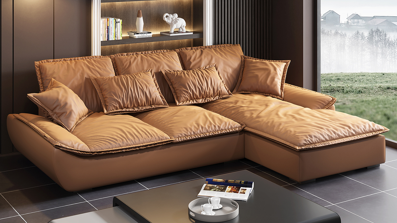 №298褶皱沙发建模渲染教程