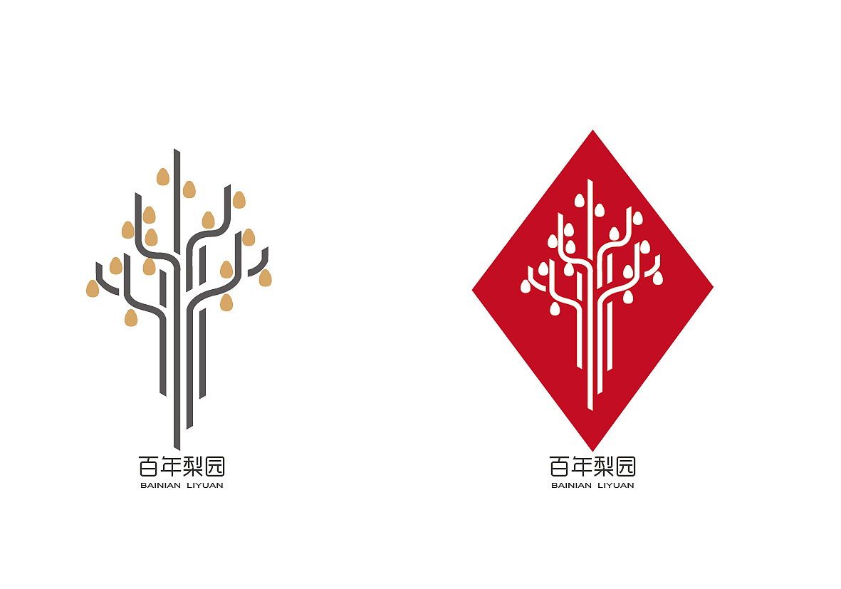 百年梨园logo设计Ⅱ
