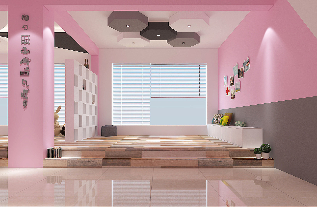 少儿艺术培训中心设计|少儿绘画室设计|少儿音乐室设计|空间|展陈设计