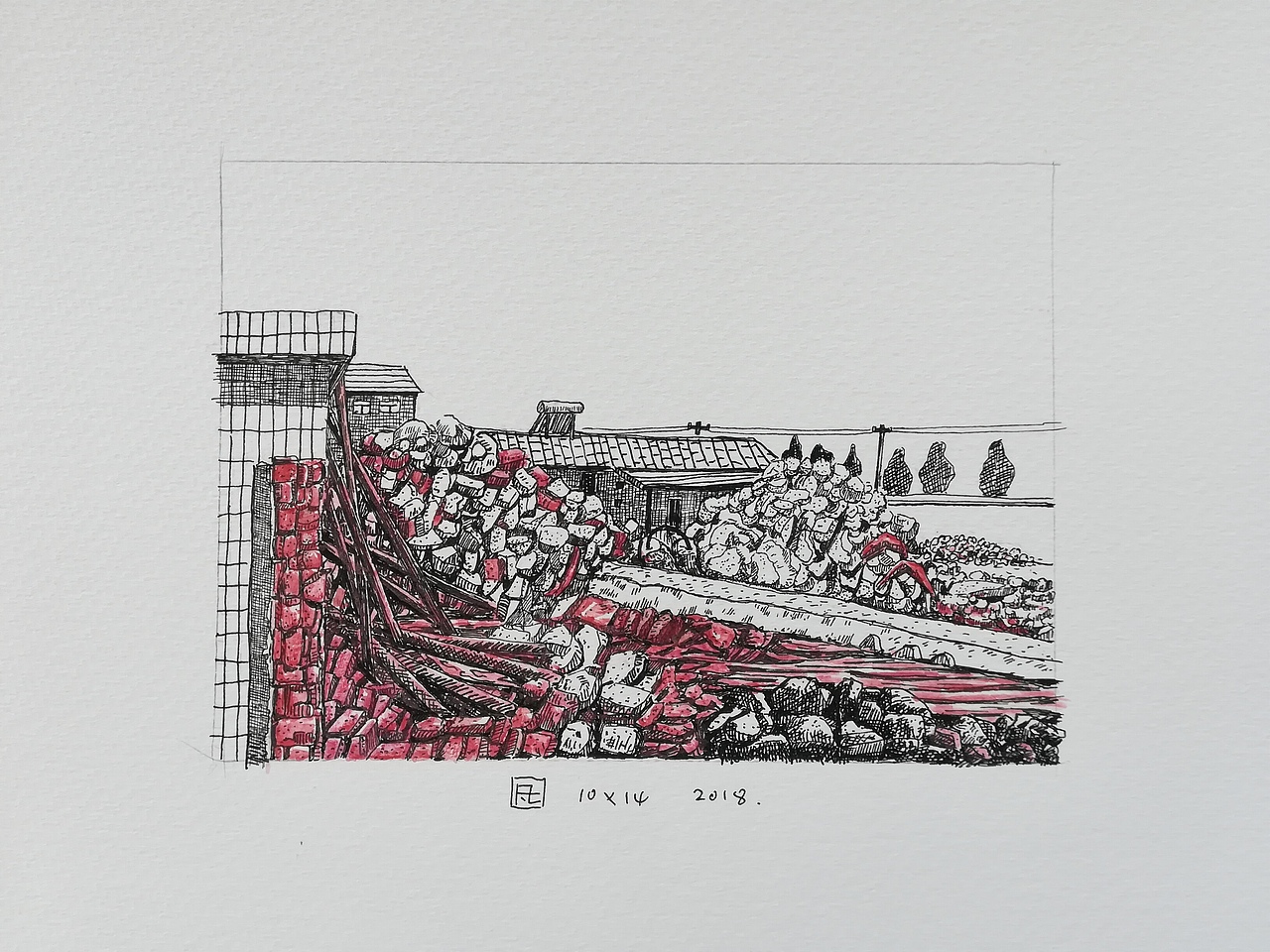 小副钢笔画尝试