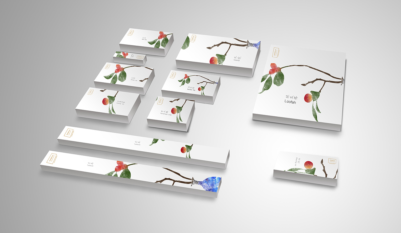 唐拉雅秀五星级酒店洗浴用品包装-秋-系列（图ZNDc0ODA0NzI=） - 包装 - 站酷设计师白术生原创素材 - 站酷ZCOOL