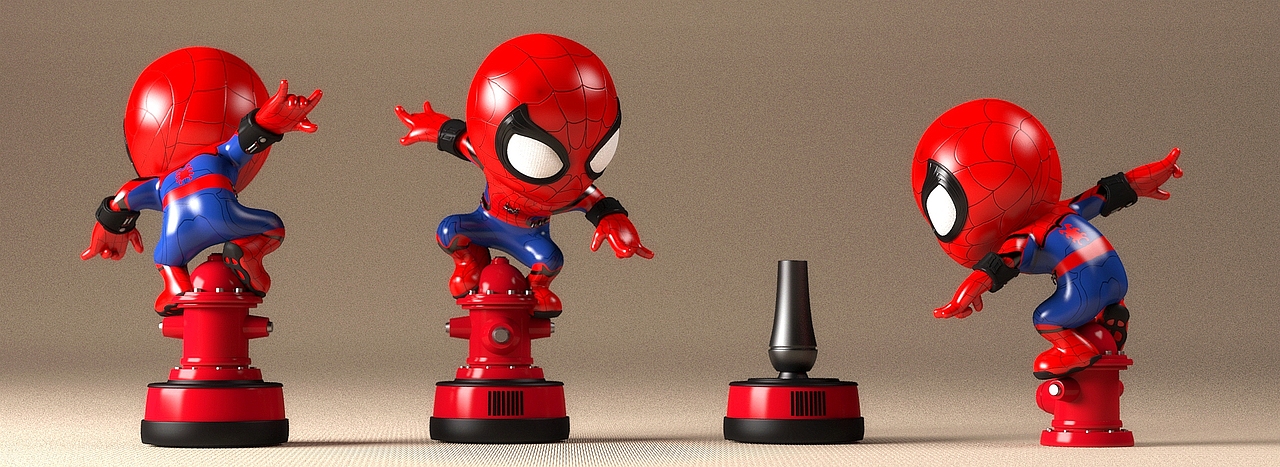 "蜘蛛侠"造型设计，产品设计集（手办玩具，衍生产品）（图ZOTAwNzgwODA=） - 商业插画 - 站酷设计师artanisterry原创素材 - 站酷ZCOOL