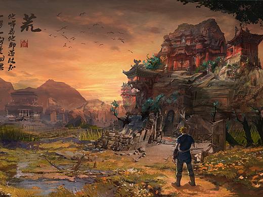 荒城（個(gè)人主頁(yè)-ZNTY1OTQ3MDQ=） - 商業(yè)插畫 - 站酷設(shè)計(jì)師中華猛淼原創(chuàng)素材 - 站酷ZCOOL