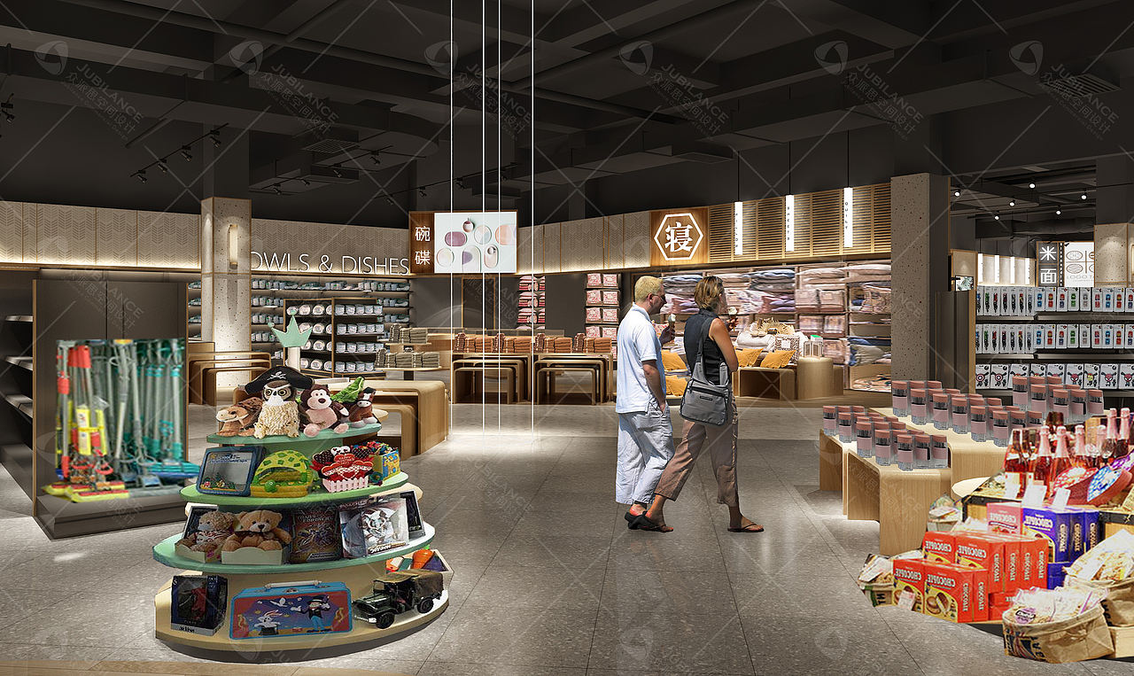 重庆邻里优选精品超市奥园店 众派思商业设计（图ZMjgxMjkzNjQ4） - 商业空间设计 - 站酷设计师众派思商业设计原创素材 - 站酷ZCOOL