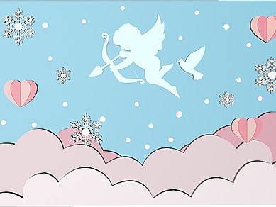 C4D剪影-爱之丘比特