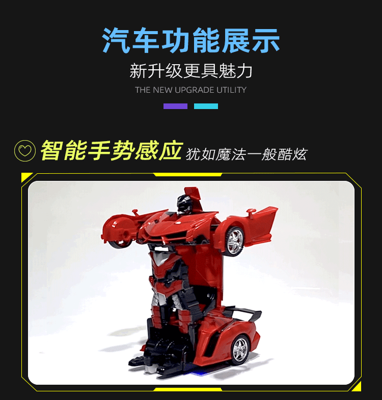遥控汽车机器人详情页练习