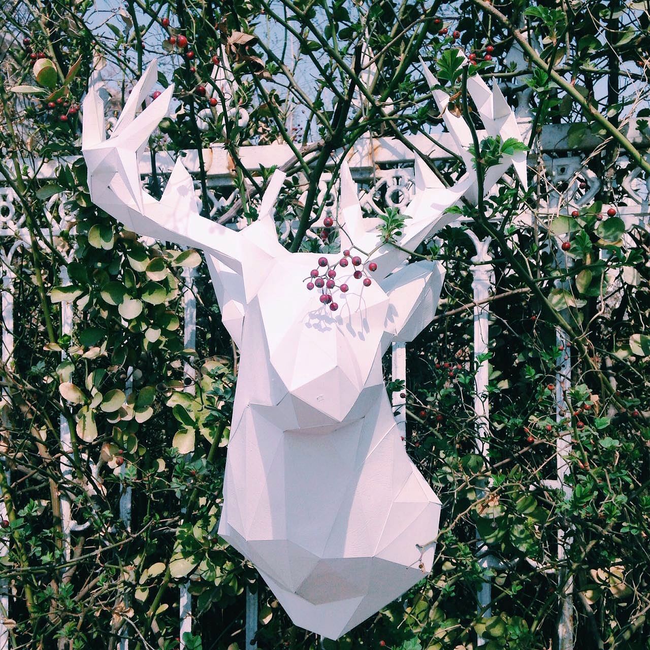 给小鹿带点发饰好像好看点