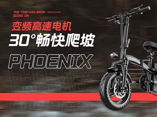 凤凰折叠电动车