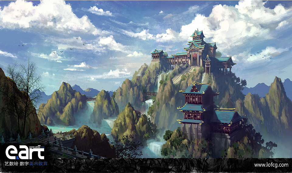 艺数绘特训班学员场景作品（图ZNjEzNzM3MjQ=） - 游戏原画 - 站酷设计师艺数绘CG原创素材 - 站酷ZCOOL