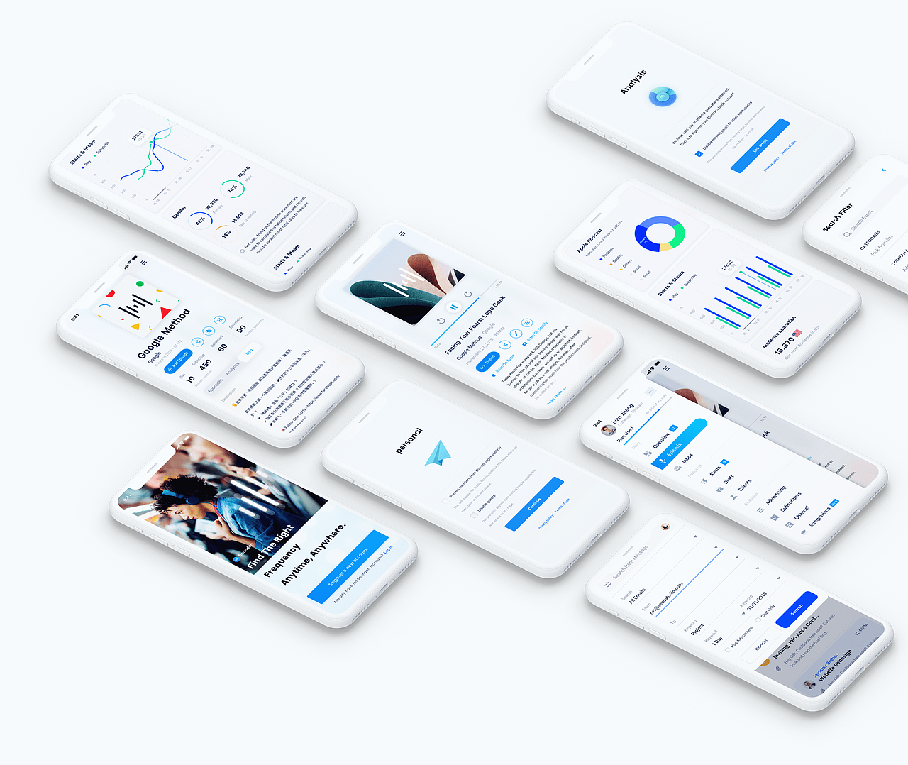 海外项目 Soundon Podcast Dashboard UI/UX Design（图ZMTk5NDIyNDA0） - 交互/UE - 站酷设计师Ivan郑子越原创素材 - 站酷ZCOOL