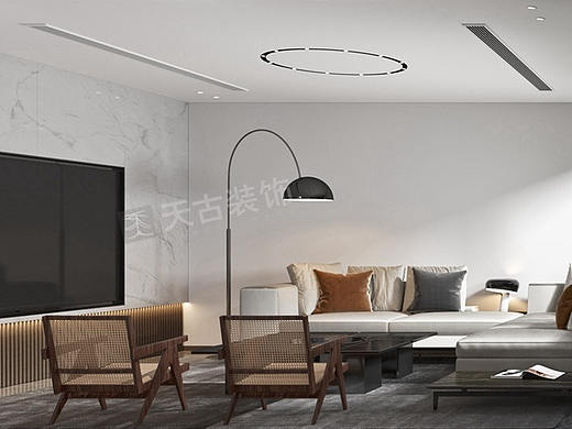 保利茵梦湖联排别墅装修|现代简约风格设计赏析