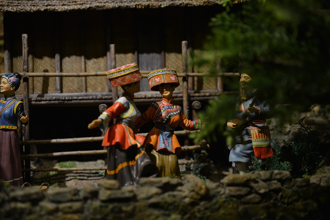 56个民族婚俗微雕2