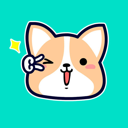 柯基咯叽头像|动漫|网络表情|小小黄小小 - 原创作品 - 站酷 (zcool)