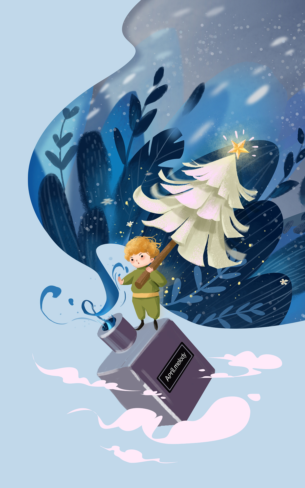 5月香薰插畫（圖ZMTYwNzcwNTA0） - 商業(yè)插畫 - 站酷設計師閑柳原創(chuàng)素材 - 站酷ZCOOL