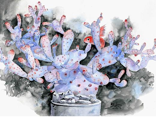 仙人掌下-【飞鱼抑】