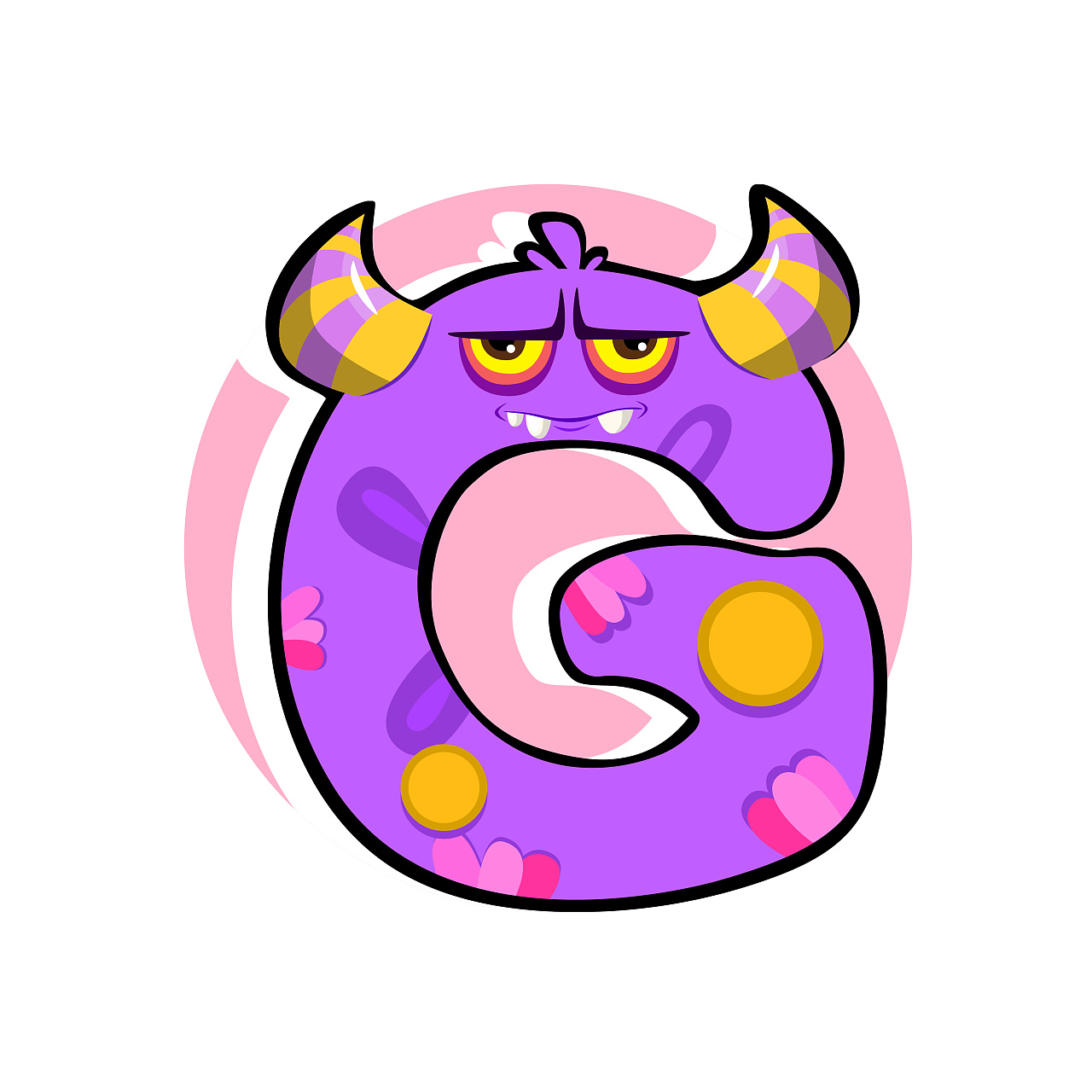 字母小怪兽|平面|图案|三ajin - 原创作品 - 站酷 (zcool)