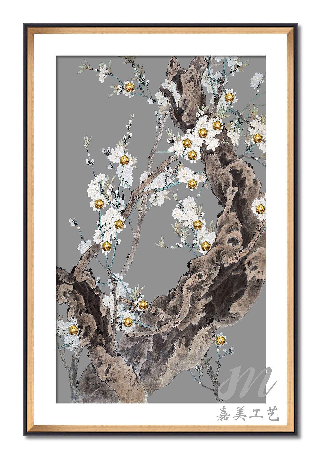 新中式装饰画|纯艺术|绘画|广州嘉美艺术挂画 - 原创作品 - 站酷