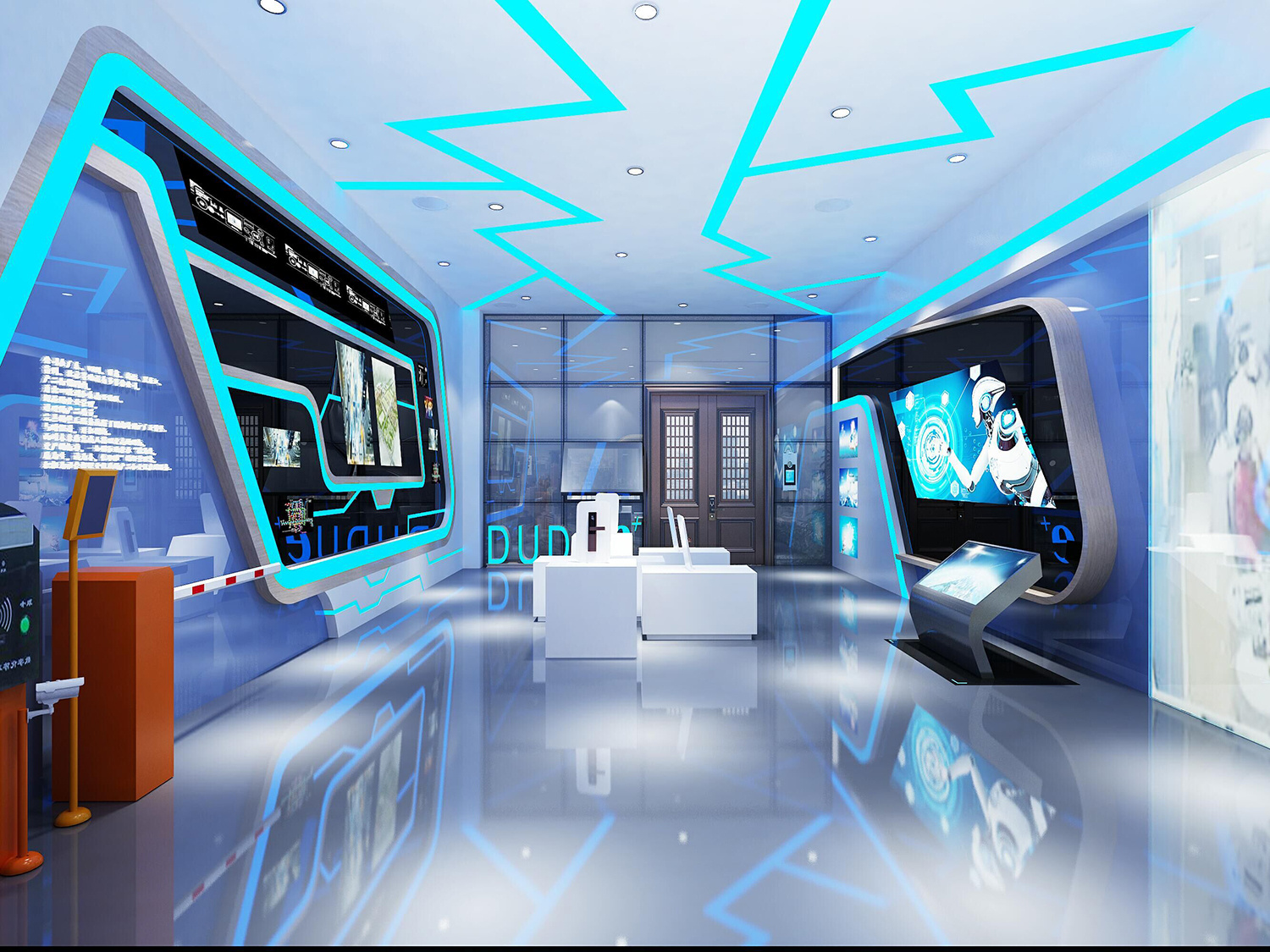 智能家居展厅 3D效果图 施工图|三维|建筑/空间|小成3D设计师 - 原创作品 - 站酷 (ZCOOL)