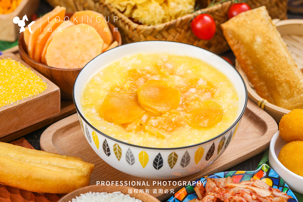 粥大福外卖连锁升级拍摄-吱知视觉