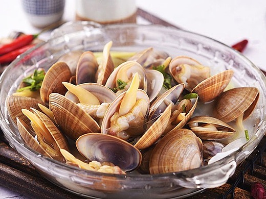 清蒸鲜香黄蚬子