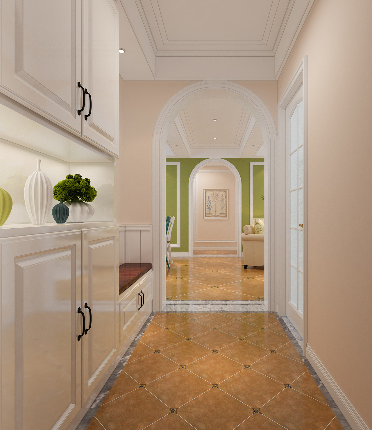 1992效果图-田园风格效果图案例