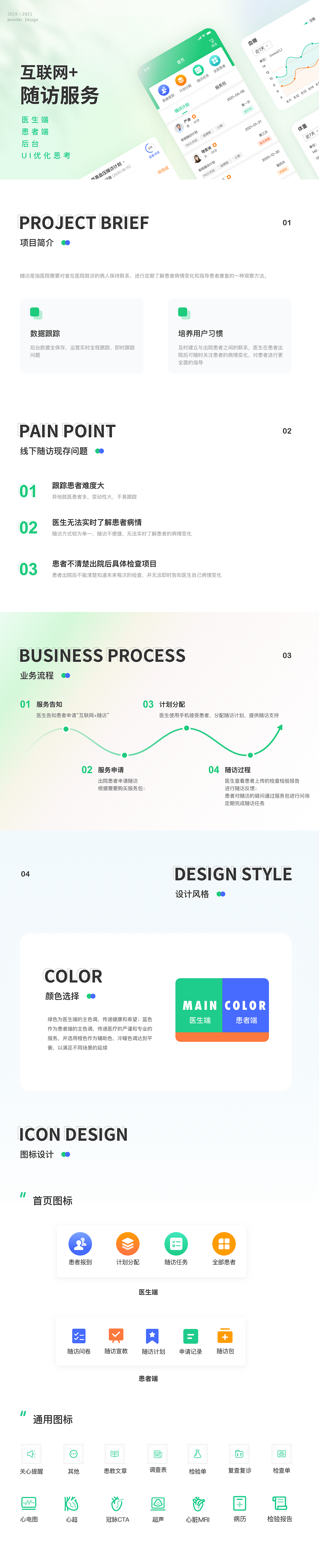 随访·整理丨医生端 患者端 后台 UI优化总结（图ZMjY4ODc4ODg0） - APP界面 - 站酷设计师JenniferWei原创素材 - 站酷ZCOOL