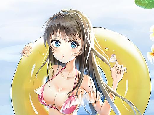 樱岛麻衣同人图